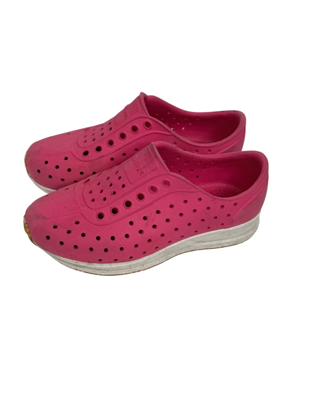 Native sugarlite Pink Slip-On Perforated Casual Sneakers water shoes